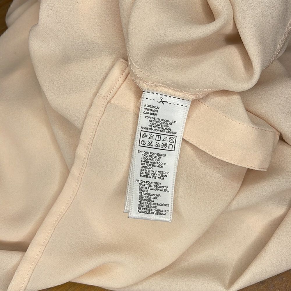 Forever 21 Cream Lace Button Down Blouse - Picture 10 of 10